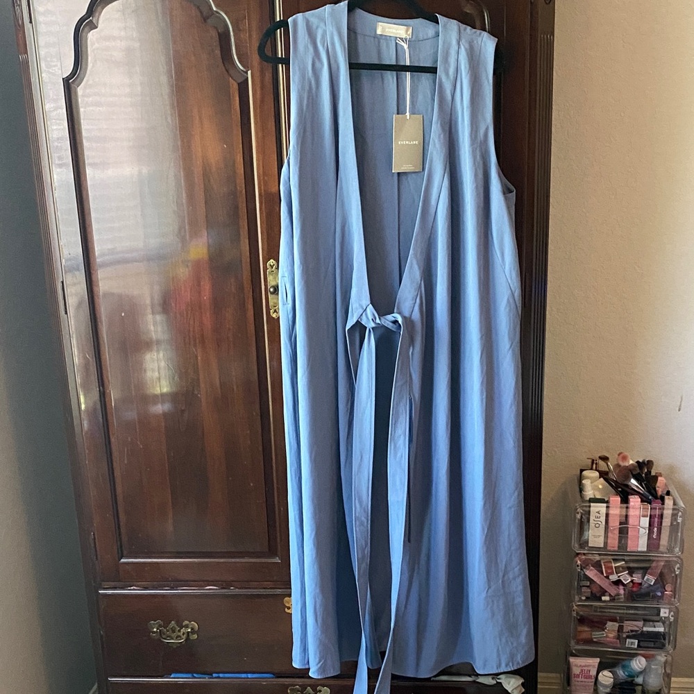 Everlane Light Blue Sleeveless dress